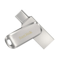 Produktbild för SanDisk Ultra Dual Drive Luxe USB-sticka 32 GB USB Type-A / USB Type-C 3.2 Gen 1 (3.1 Gen 1) Rostfritt stål