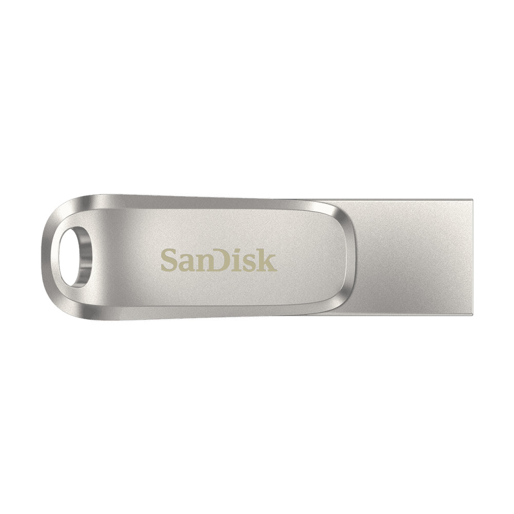 Produktbild för SanDisk Ultra Dual Drive Luxe USB-sticka 64 GB USB Type-A / USB Type-C 3.2 Gen 1 (3.1 Gen 1) Rostfritt stål