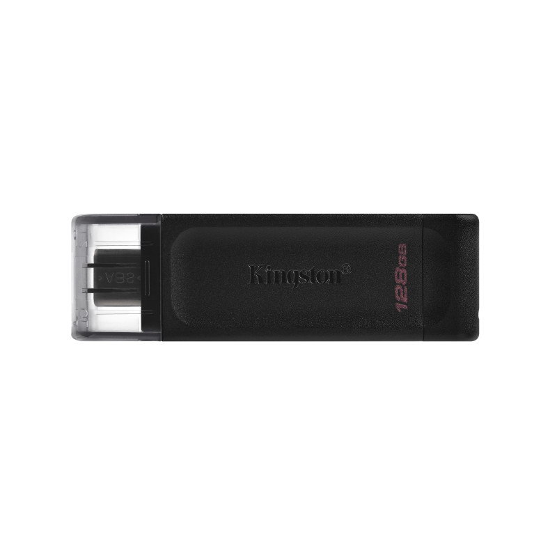 Produktbild för Kingston Technology DataTraveler 70 USB-sticka 128 GB USB Type-C 3.2 Gen 1 (3.1 Gen 1) Svart