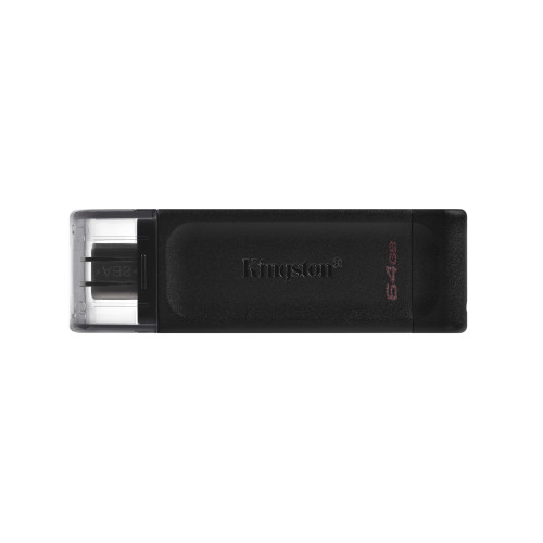 Kingston Technology Kingston Technology DataTraveler 70 USB-sticka 64 GB USB Type-C 3.2 Gen 1 (3.1 Gen 1) Svart