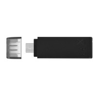 Miniatyr av produktbild för Kingston Technology DataTraveler 70 USB-sticka 64 GB USB Type-C 3.2 Gen 1 (3.1 Gen 1) Svart