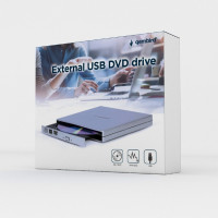 Miniatyr av produktbild för Gembird DVD-USB-02-SV optiska enheter DVD±RW Silver