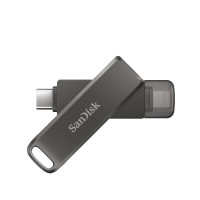 Produktbild för SanDisk iXpand USB-sticka 256 GB USB Type-C / Lightning 3.2 Gen 1 (3.1 Gen 1) Svart