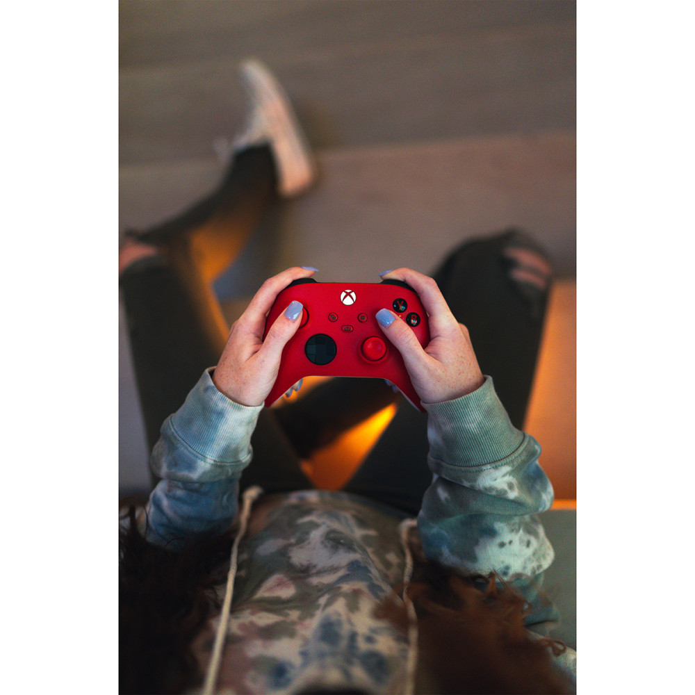 Produktbild för Microsoft Pulse Red Röd Bluetooth/USB Spelplatta Analog / Digital Xbox, Xbox One, Xbox Series S, Xbox Series X