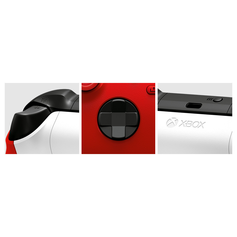 Produktbild för Microsoft Pulse Red Röd Bluetooth/USB Spelplatta Analog / Digital Xbox, Xbox One, Xbox Series S, Xbox Series X