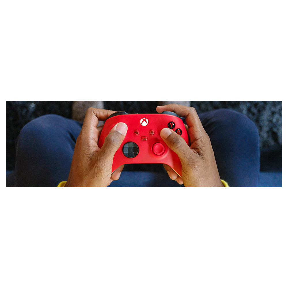 Produktbild för Microsoft Pulse Red Röd Bluetooth/USB Spelplatta Analog / Digital Xbox, Xbox One, Xbox Series S, Xbox Series X