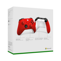 Produktbild för Microsoft Pulse Red Röd Bluetooth/USB Spelplatta Analog / Digital Xbox, Xbox One, Xbox Series S, Xbox Series X