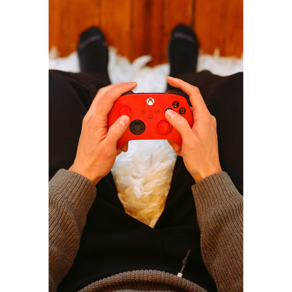 Produktbild för Microsoft Pulse Red Röd Bluetooth/USB Spelplatta Analog / Digital Xbox, Xbox One, Xbox Series S, Xbox Series X