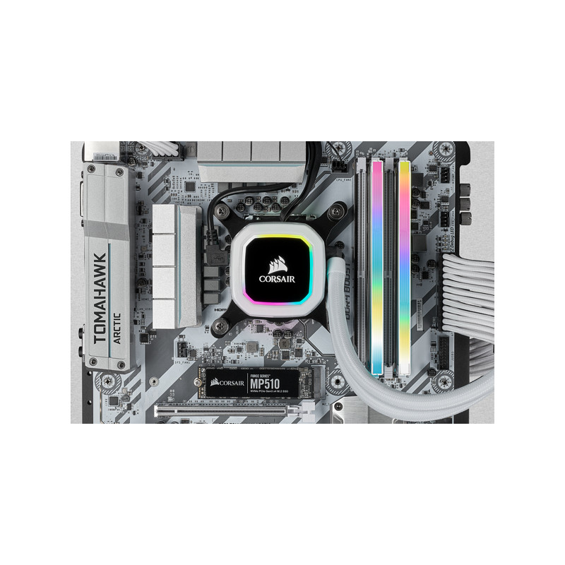 Produktbild för Corsair Vengeance RGB Pro CMH32GX4M2D3600C18W RAM-minnen 32 GB 2 x 16 GB DDR4 3600 MHz