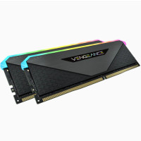 Produktbild för CORSAIR Vengeance RGB RT - DDR4 - sats - 32 GB: 2 x 16 GB - DIMM 288-pin - 4600 MHz / PC4-36800 - ej buffrad