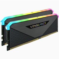 Produktbild för CORSAIR Vengeance RGB RT - DDR4 - sats - 32 GB: 2 x 16 GB - DIMM 288-pin - 4600 MHz / PC4-36800 - ej buffrad