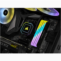 Produktbild för CORSAIR Vengeance RGB RT - DDR4 - sats - 32 GB: 2 x 16 GB - DIMM 288-pin - 4600 MHz / PC4-36800 - ej buffrad