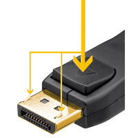 Miniatyr av produktbild för Goobay 58534 DisplayPort-kabel 2 m Svart