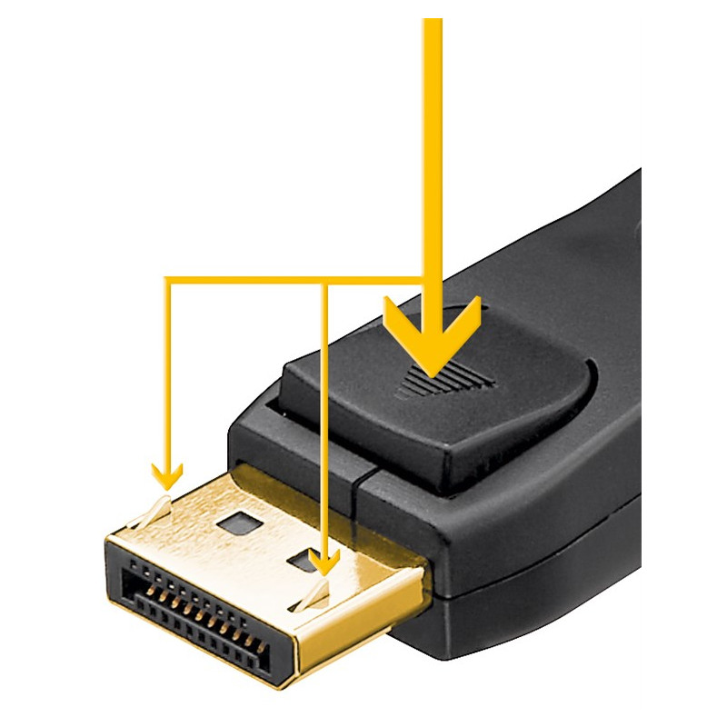 Produktbild för Goobay 58534 DisplayPort-kabel 2 m Svart