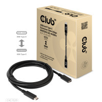 Produktbild för CLUB3D CAC-1529 USB-kablar 2 m USB 3.2 Gen 1 (3.1 Gen 1) USB C Svart