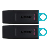 Miniatyr av produktbild för Kingston Technology DataTraveler Exodia USB-sticka 64 GB USB Type-A 3.2 Gen 1 (3.1 Gen 1) Svart