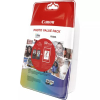 Produktbild för Canon PG-540L/CL-541XL Photo Value Pack - 2-pack - Lång livslängd - svart, färg (cyan, magenta, gul) - original - blank - bläckbehållare / papperspaket