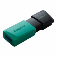 Miniatyr av produktbild för Kingston Technology DataTraveler Exodia M USB-sticka 256 GB USB Type-A 3.2 Gen 1 (3.1 Gen 1) Svart, Turkos