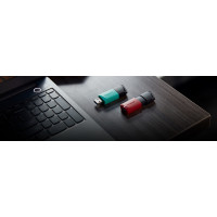 Miniatyr av produktbild för Kingston Technology DataTraveler Exodia M USB-sticka 128 GB USB Type-A 3.2 Gen 1 (3.1 Gen 1) Svart, Röd