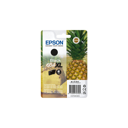 EPSON Epson 604XL bläckpatroner 1 styck Original Hög (XL) avkastning Svart
