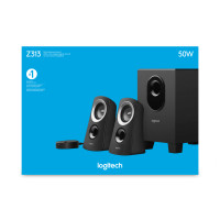 Produktbild för Logitech Z313 mikrofonset 25 W PC Svart 2.1 kanaler 5 W