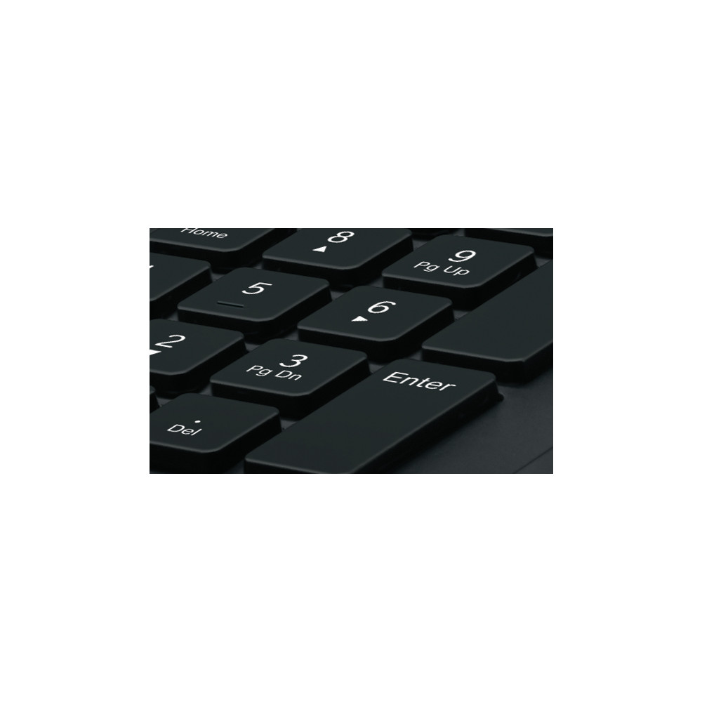 Produktbild för Logitech K280E Pro f/ Business tangentbord USB QWERTY Nordic Svart