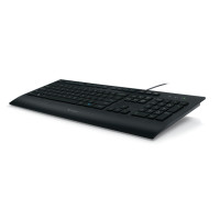 Produktbild för Logitech K280E Pro f/ Business tangentbord USB QWERTY Nordic Svart