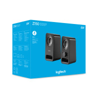 Miniatyr av produktbild för Logitech Z150 högtalare Svart Kabel 3 W
