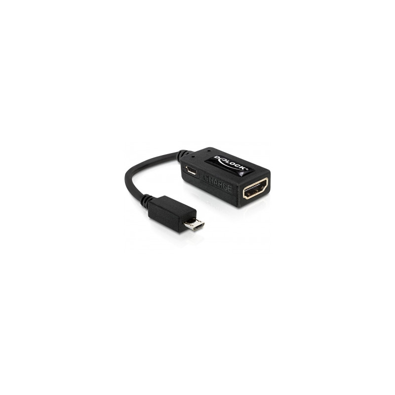 Produktbild för DeLOCK 65314 USB-grafikadapter Svart
