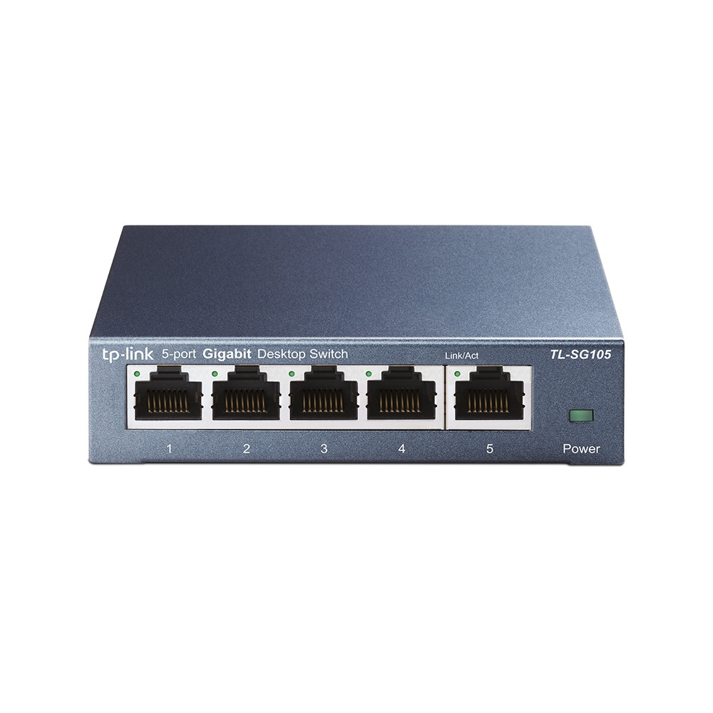 Produktbild för TP-Link TL-SG105 nätverksswitchar Ohanterad L2 Gigabit Ethernet (10/100/1000) Svart