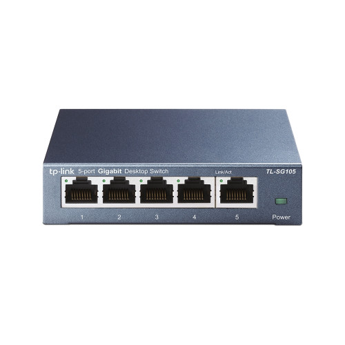 TP-LINK Technologies TP-Link TL-SG105 nätverksswitchar Ohanterad L2 Gigabit Ethernet (10/100/1000) Svart