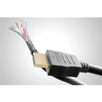 Produktbild för Goobay 69122 HDMI-kabel 0,5 m HDMI Typ A (standard) Svart
