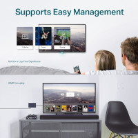 Produktbild för TP-Link TL-SG105E nätverksswitchar hanterad L2 Gigabit Ethernet (10/100/1000) Svart