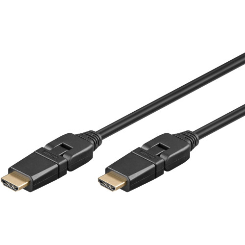 Goobay Goobay 31914 HDMI-kabel 2 m HDMI Typ A (standard) Svart