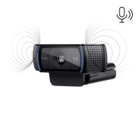 Produktbild för Logitech Hd Pro C920 webbkameror 3 MP 1920 x 1080 pixlar USB 2.0 Svart