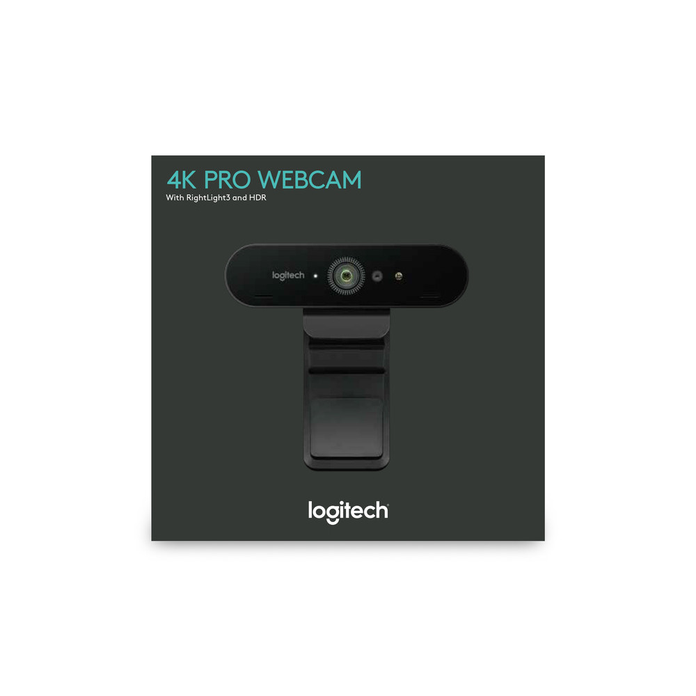 Produktbild för Logitech Brio webbkameror 13 MP 4096 x 2160 pixlar USB 3.2 Gen 1 (3.1 Gen 1) Svart