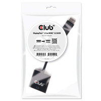 Miniatyr av produktbild för CLUB3D DisplayPort 1.2 to HDMI 2.0 UHD Active Adapter