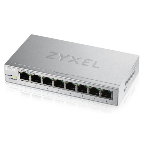 ZyXEL Communications Zyxel GS1200-8 hanterad Gigabit Ethernet (10/100/1000) Silver