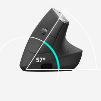 Produktbild för Logitech MX Vertical datormöss högerhand Trådlös RF + Bluetooth Optisk 4000 DPI