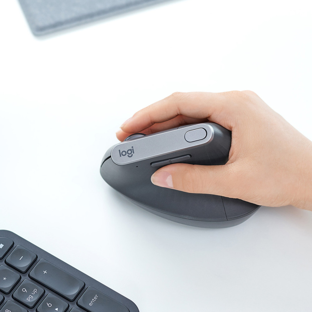 Produktbild för Logitech MX Vertical datormöss högerhand Trådlös RF + Bluetooth Optisk 4000 DPI