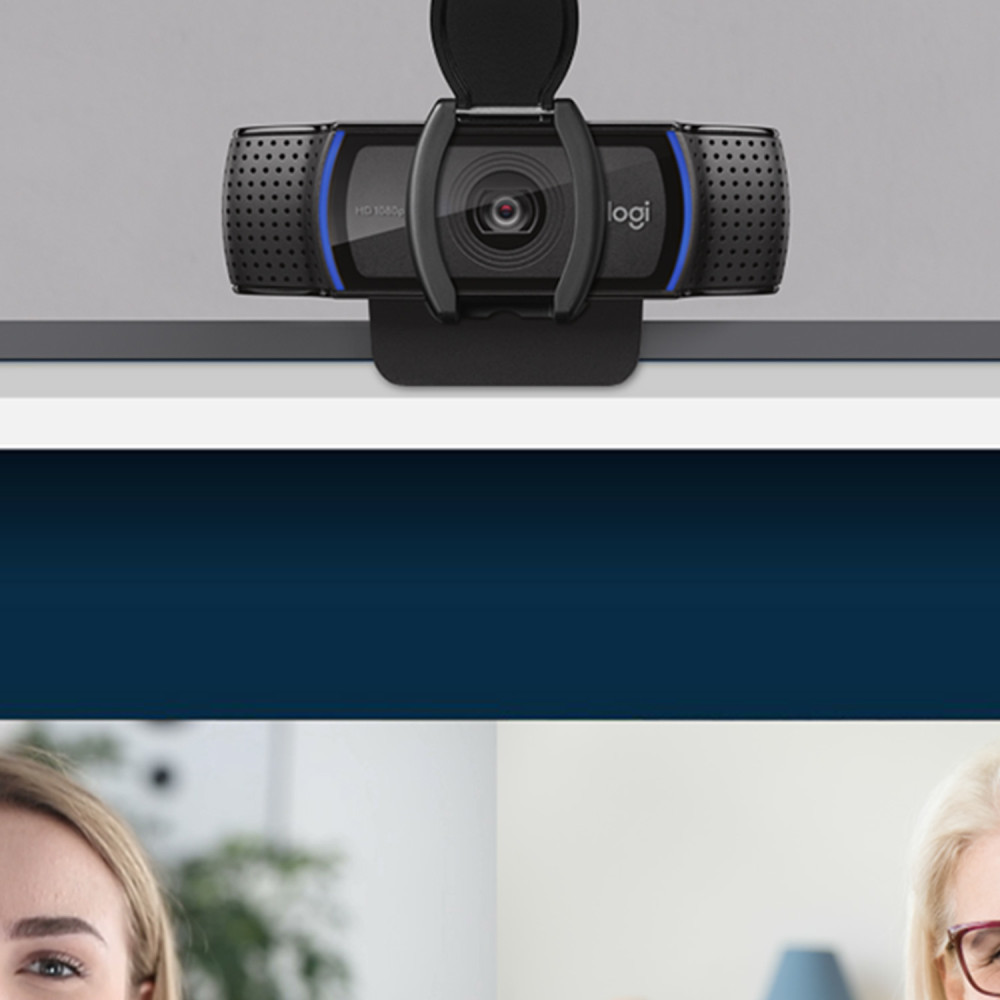 Produktbild för Logitech C920S HD Pro webbkameror 1920 x 1080 pixlar USB Svart