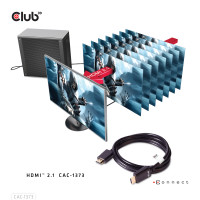 Produktbild för CLUB3D cac-1373 HDMI Svart