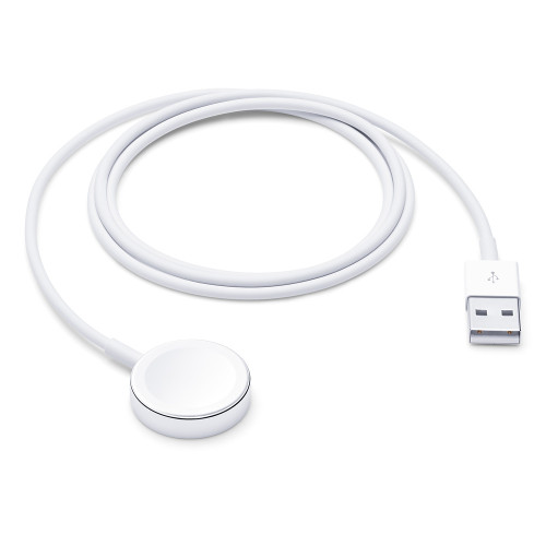 Apple Apple MX2E2ZM/A smarta bärbart tillbehör Laddningskabel Vit