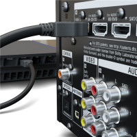 Miniatyr av produktbild för Goobay 41082 HDMI-kabel 1 m HDMI Typ A (standard) Svart