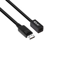 Produktbild för Club 3D - DisplayPort-förlängningskabel - Mini DisplayPort till DisplayPort - 1 m