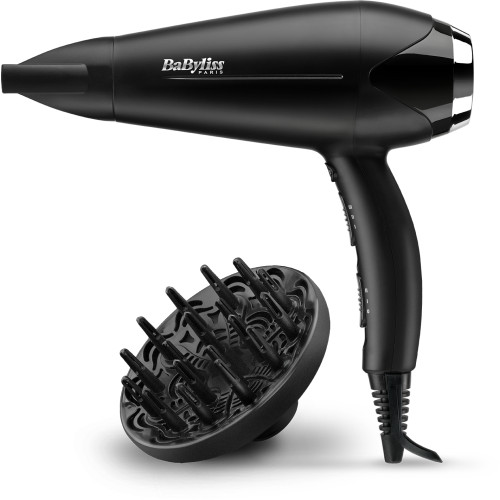 BaByliss BaByliss D572DE hårfön 2200 W Svart