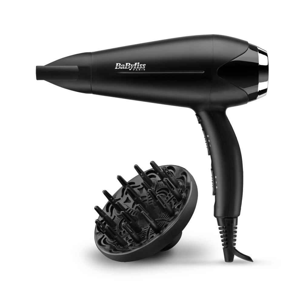 Produktbild för BaByliss D572DE hårfön 2200 W Svart
