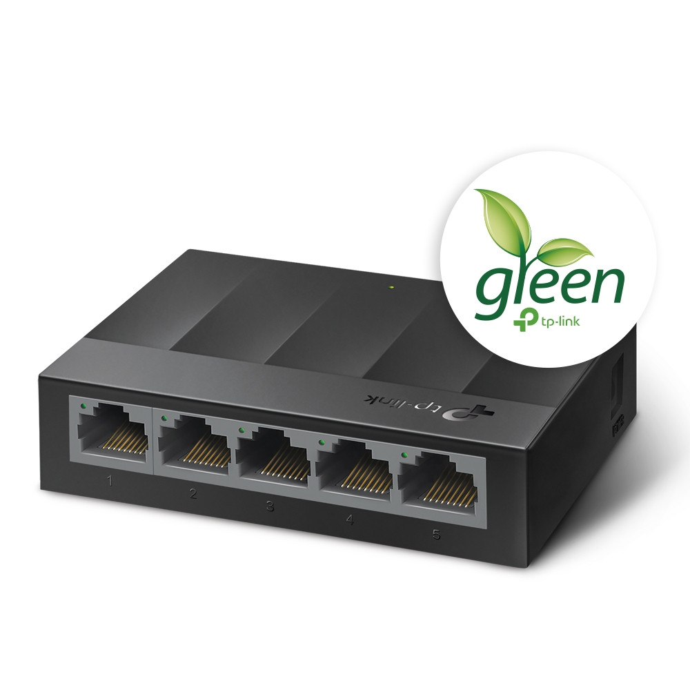 Produktbild för TP-Link LS1005G nätverksswitchar Ohanterad Gigabit Ethernet (10/100/1000) Svart