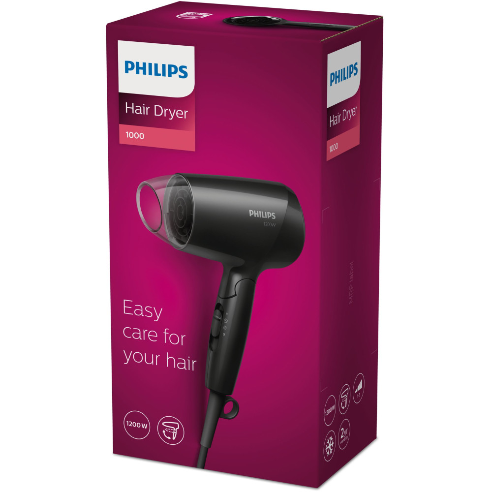 Produktbild för Philips Essential Care 1 200 W kompakt hårtork
