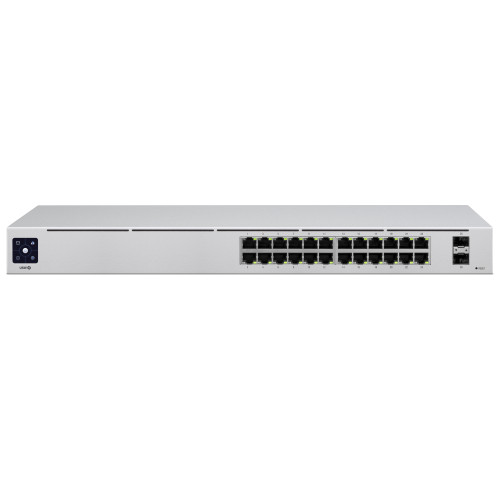 Ubiquiti Networks Ubiquiti UniFi USW-24 nätverksswitchar hanterad L2 Gigabit Ethernet (10/100/1000) Silver